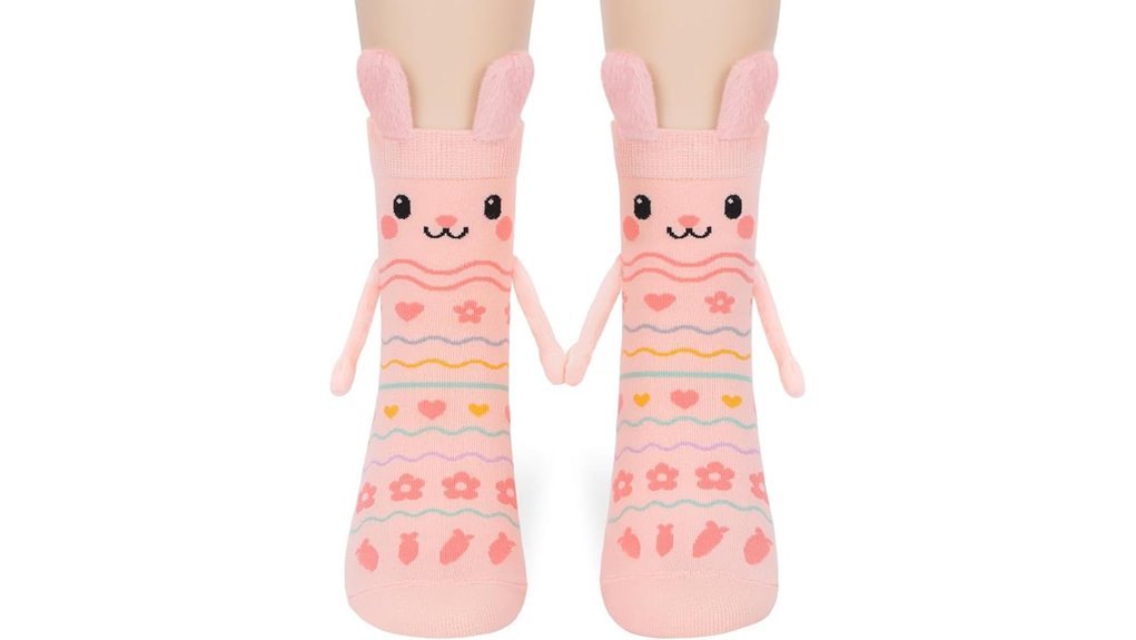 easter bunny magnetic socks
