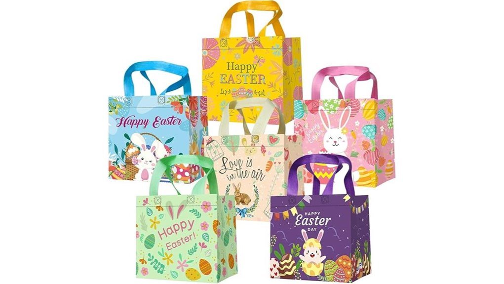 easter reusable bunny chick tote