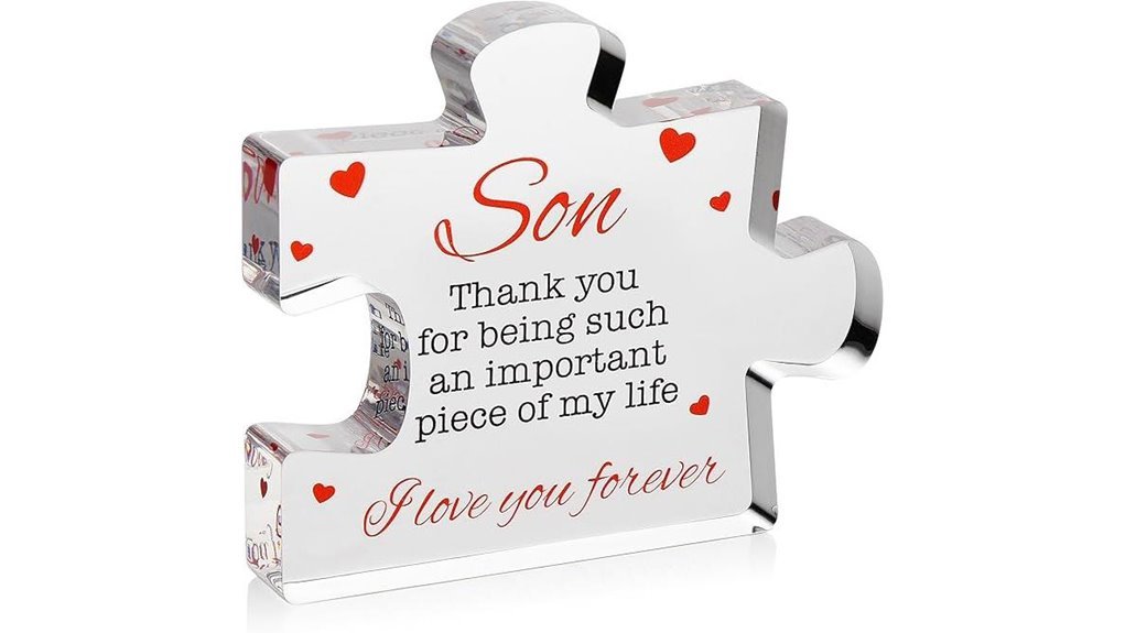 engraved puzzle gift