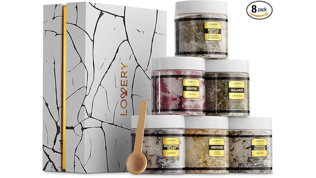 epsom bath salts giftset