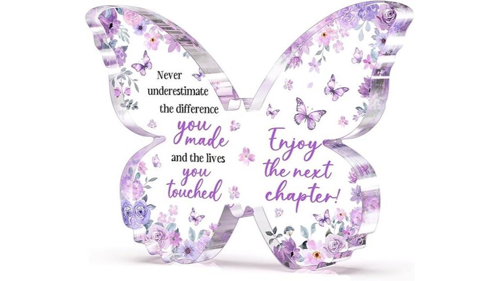 farewell plaque for coworkers