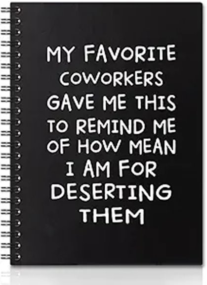 favorite coworkers notebook