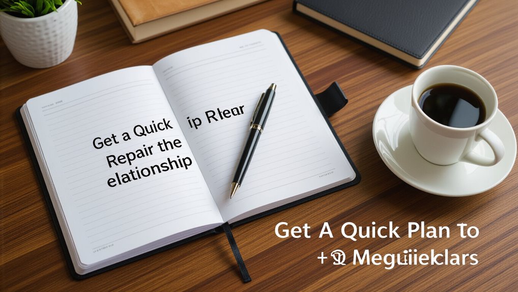 focused relationship repair plan