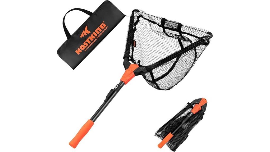 foldable fishing net with scale