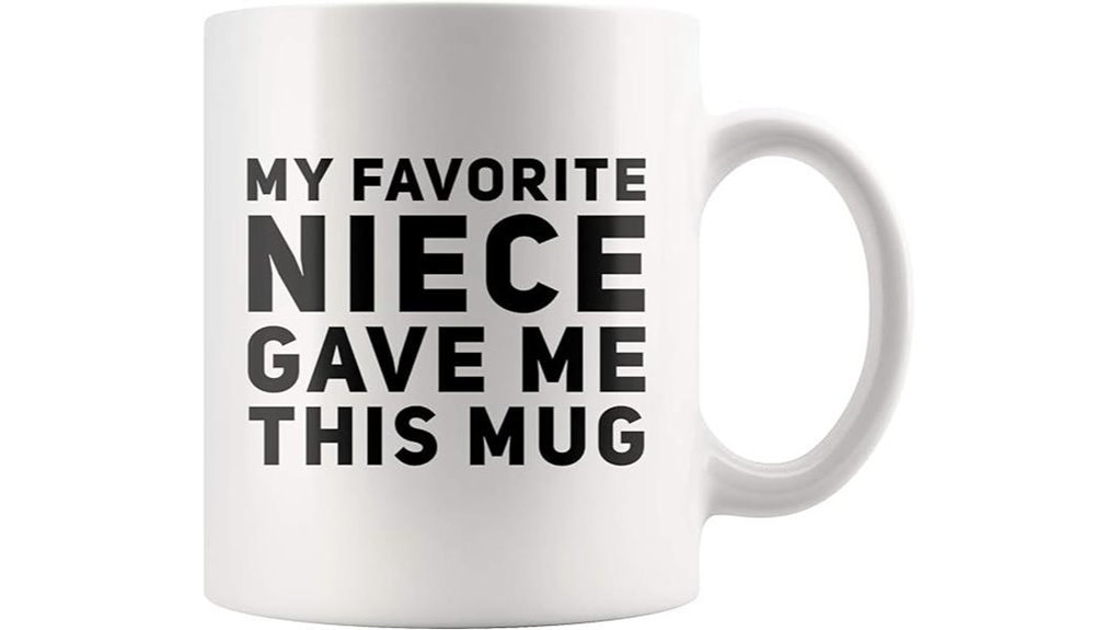 funny aunt niece mug