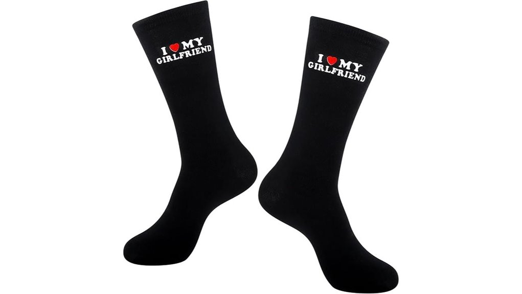 funny romantic socks gift