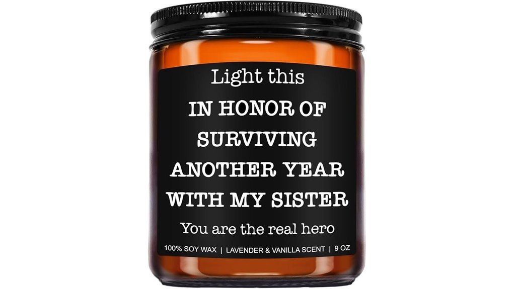 funny scented soy candle