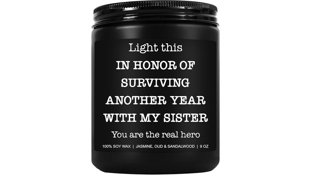 funny scented soy candle