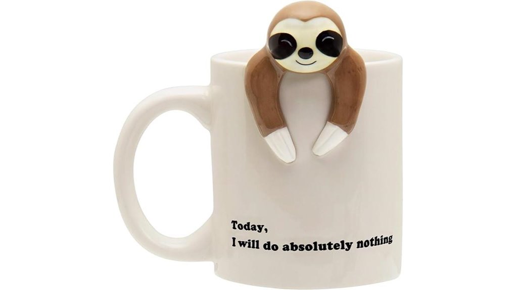 funny sloth coffee mug