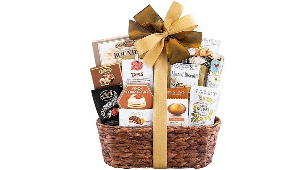gourmet wine gift basket