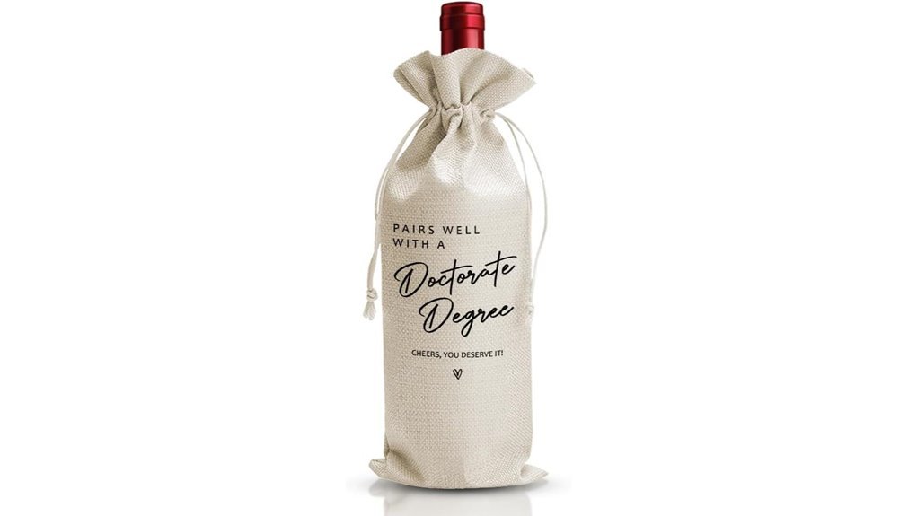 graduation wine gift bag