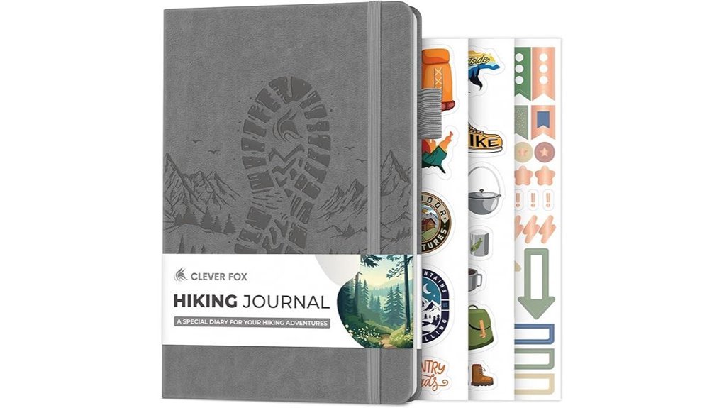 gray clever fox hiking journal