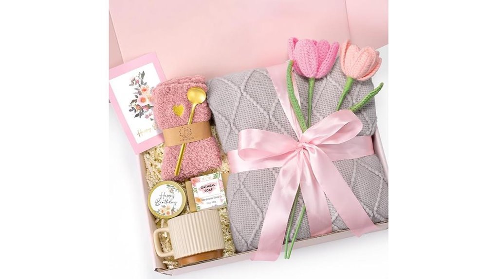 grey birthday care package