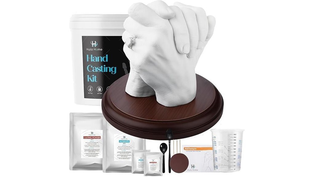 hand casting kit plaque