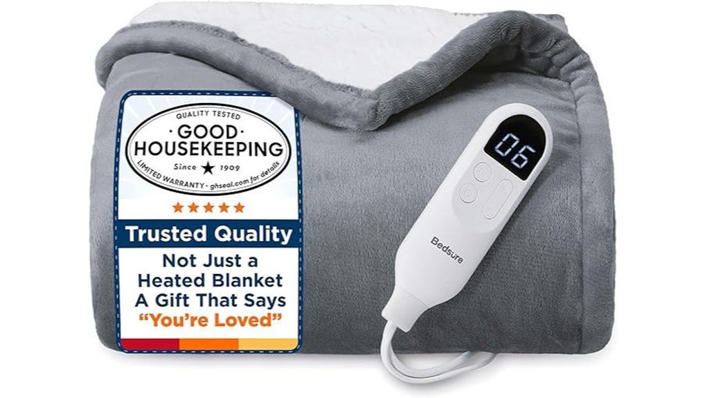 heated blanket with timers