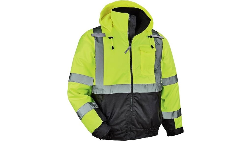 high visibility safety jacket
