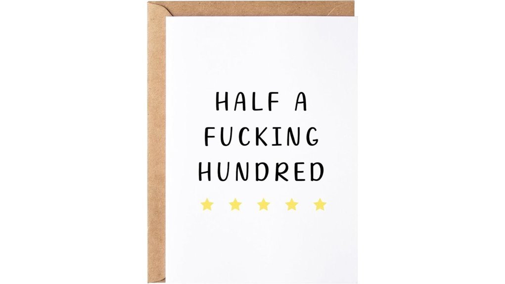 humorous 50th birthday card