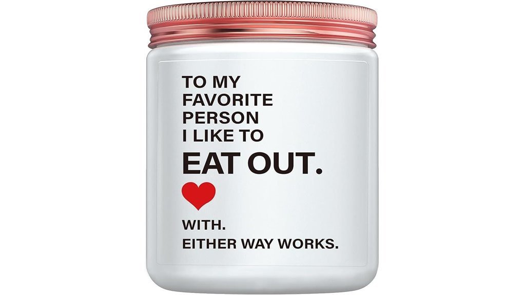 humorous anniversary candle gift