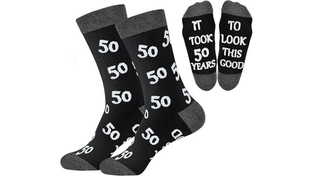 humorous black sock gift