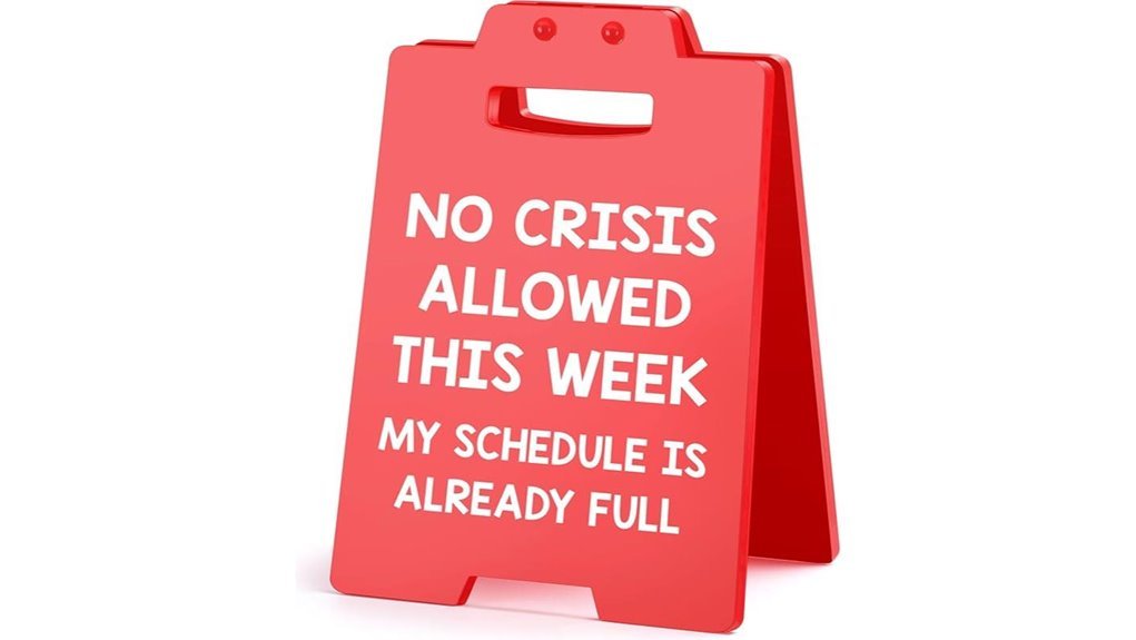 humorous boss desk sign