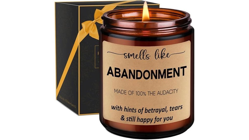 humorous coworker farewell candles