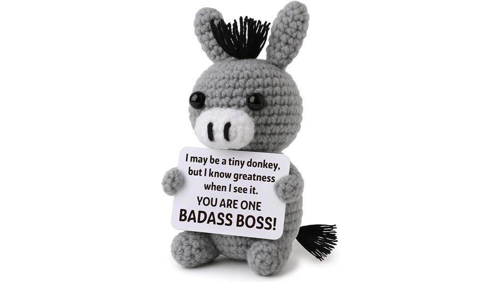 humorous donkey desk companion