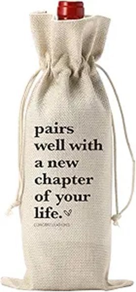 humorous farewell wine gift