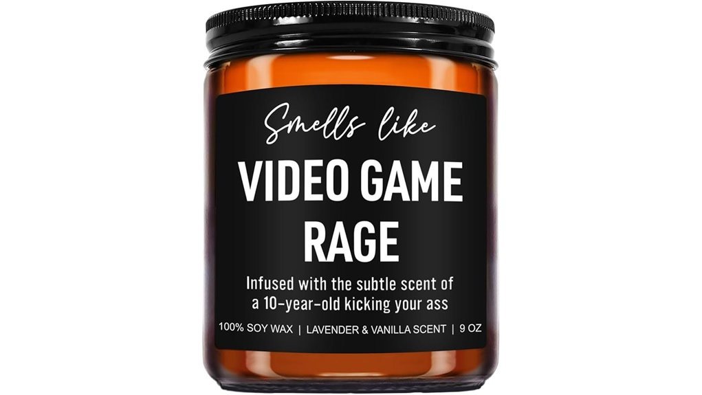 humorous gaming candle gift