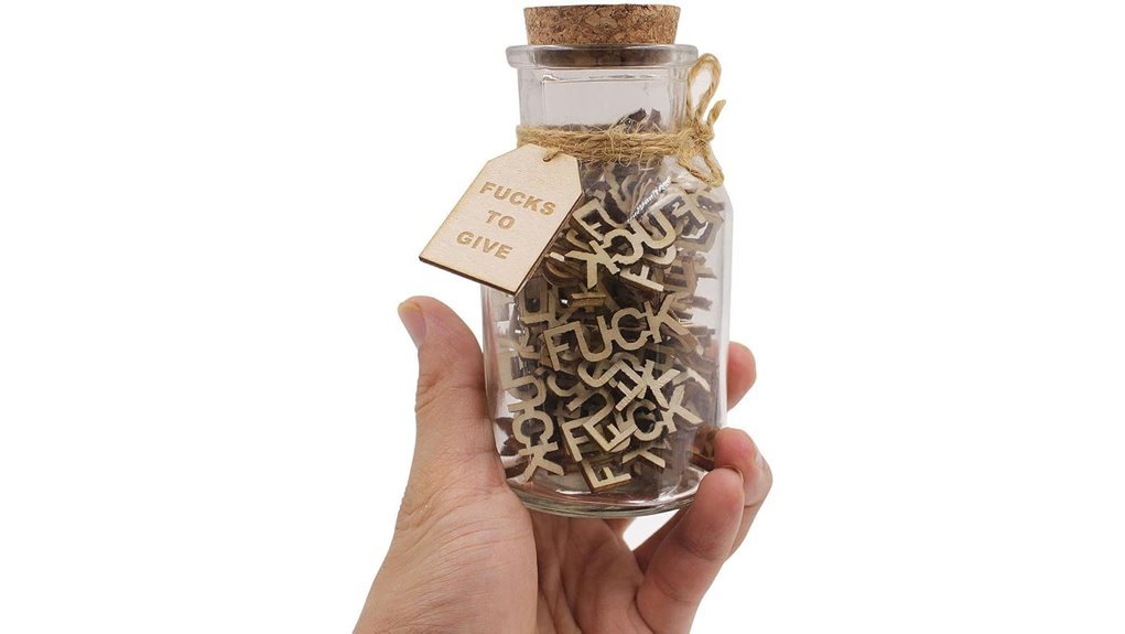 humorous gift jar letter