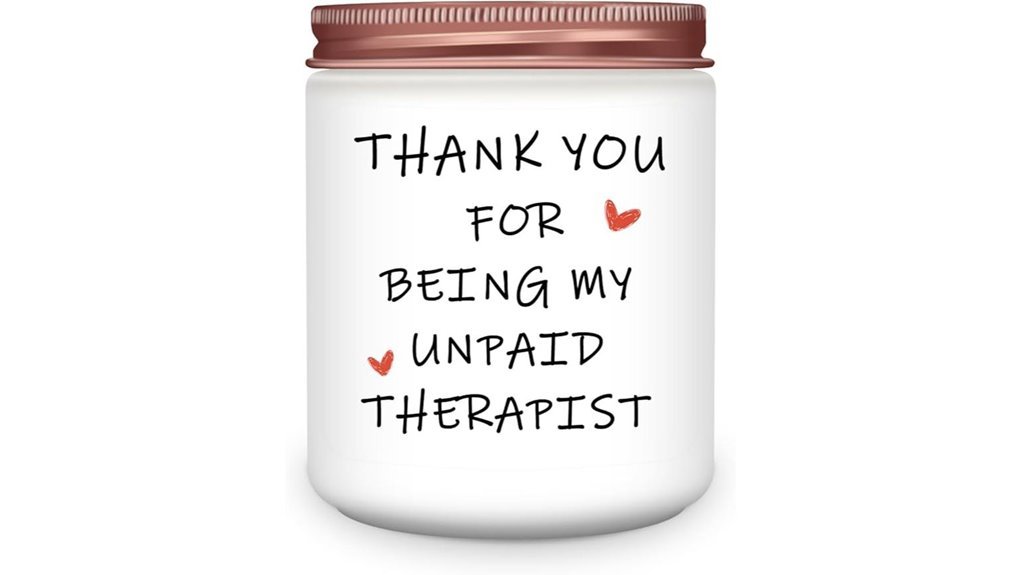 humorous lavender candle gift