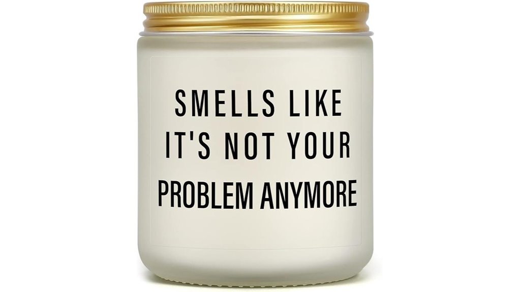 humorous retirement candle gift