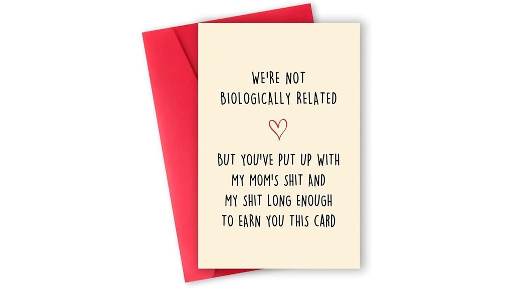 humorous stepdad birthday card