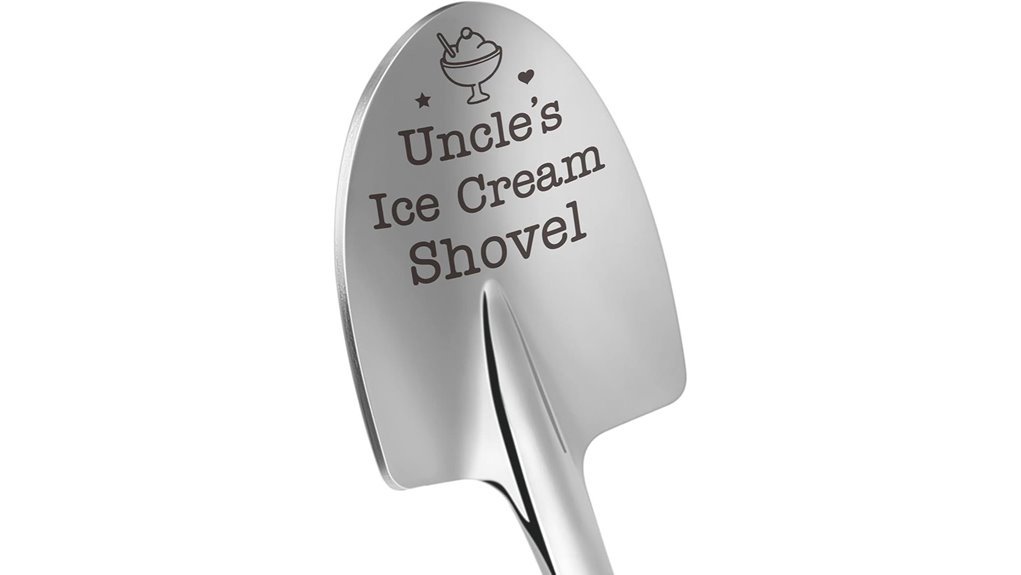 humorous uncle ice cream spoon