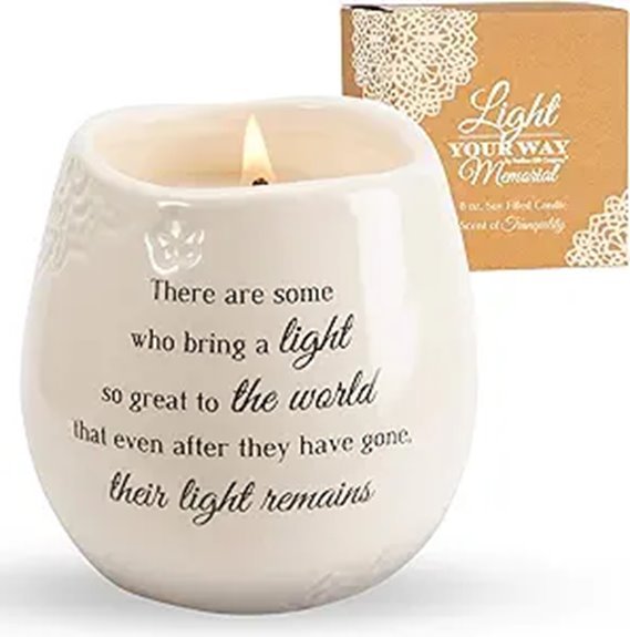 in memory jasmine soy candle