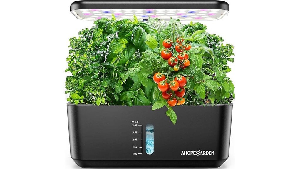 indoor hydroponic herb garden