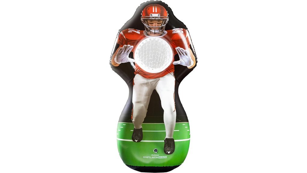 inflatable football toss game