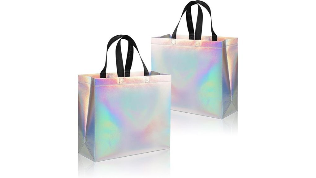 iridescent gift bag set