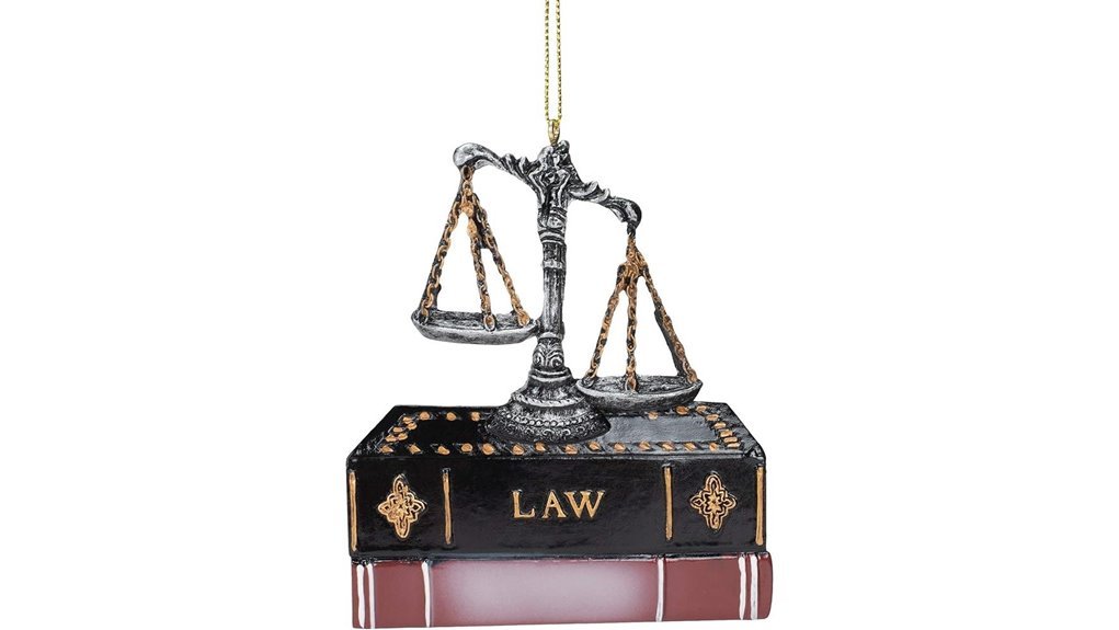 justice scales with books