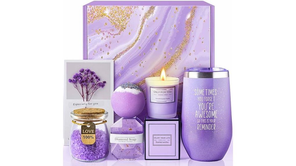 lavender spa gift set