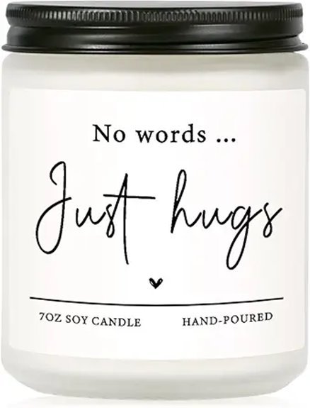 lavender sympathy candle gift