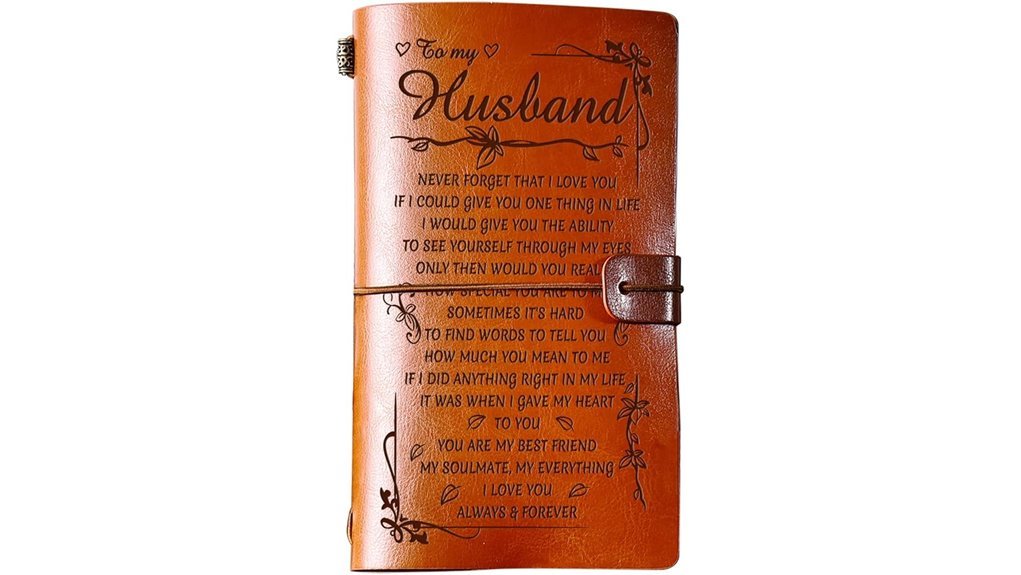 leather journal gift