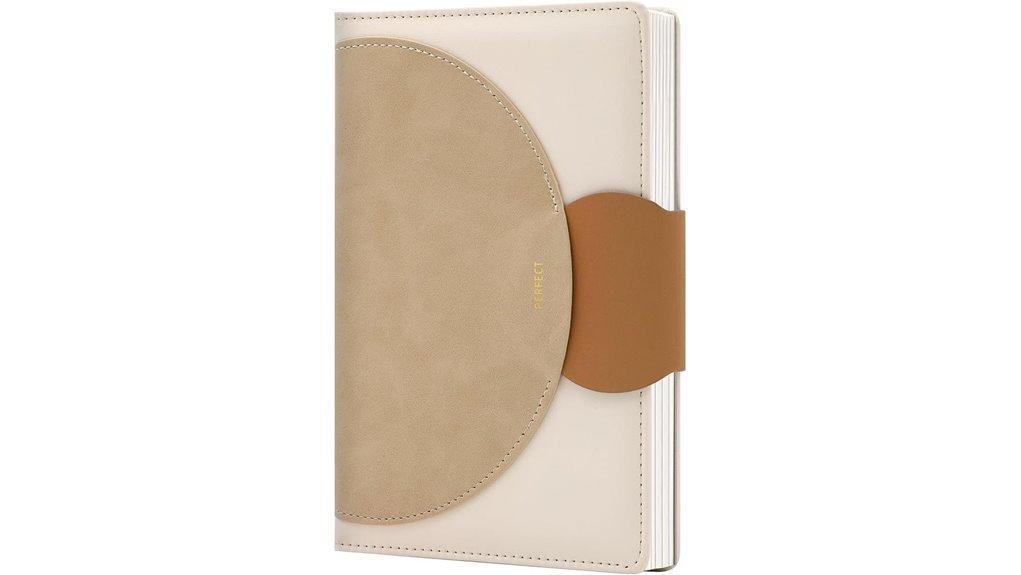 leather journal with buckle