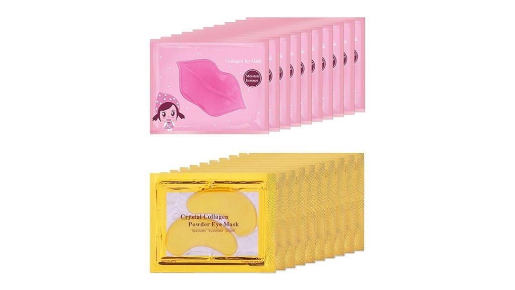 lip and eye masks