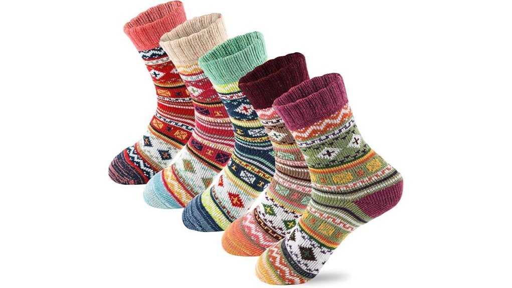 lkv women s thick wool socks