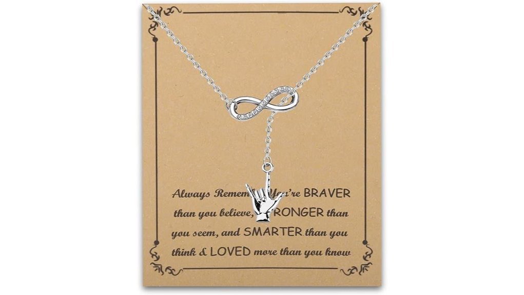 love you asl necklace