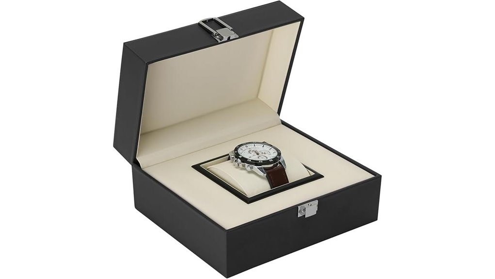 luxury leather watch box