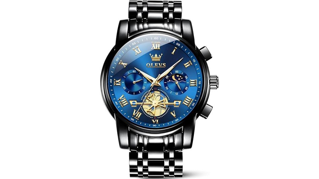 luxury waterproof big watch