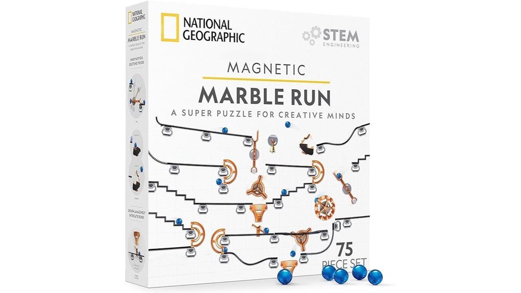 magnetic marble run set