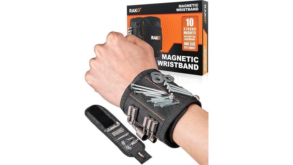 magnetic tool wristband