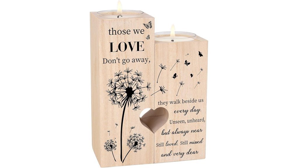 memorial candle gift holders